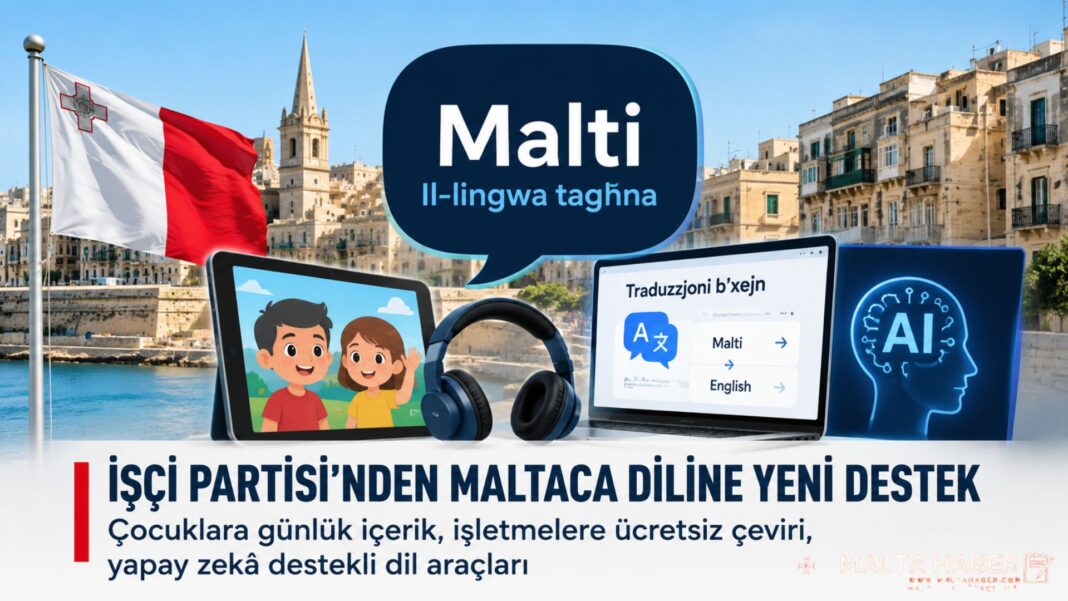 Maltaca için yeni vaat: Çocuklara içerik, işletmelere çeviri, yapay zekâ destekli araçlar