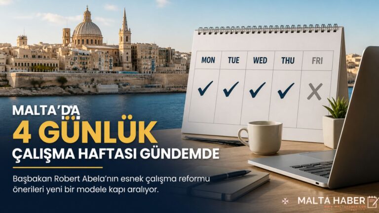 Malta’da 4 Günlük Çalışma Haftası Gündemde: Yeni Esnek Model Tartışılıyor