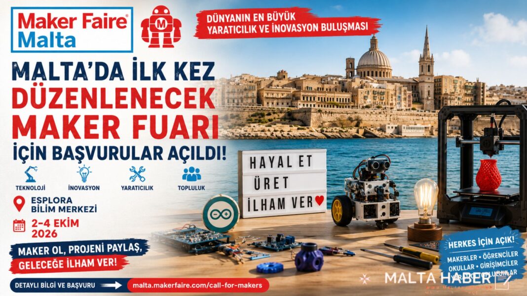 Malta’da İlk Kez Düzenlenecek Maker Fuarı İçin Başvurular Açıldı