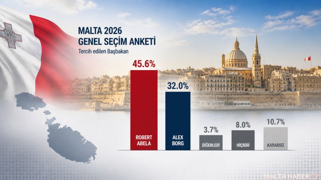 Malta’da İlk Seçim Anketi: Abela Önde, Kararsızlar Dikkat Çekiyor