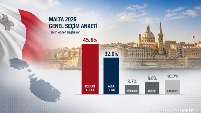 Malta’da İlk Seçim Anketi: Abela Önde, Kararsızlar Dikkat Çekiyor