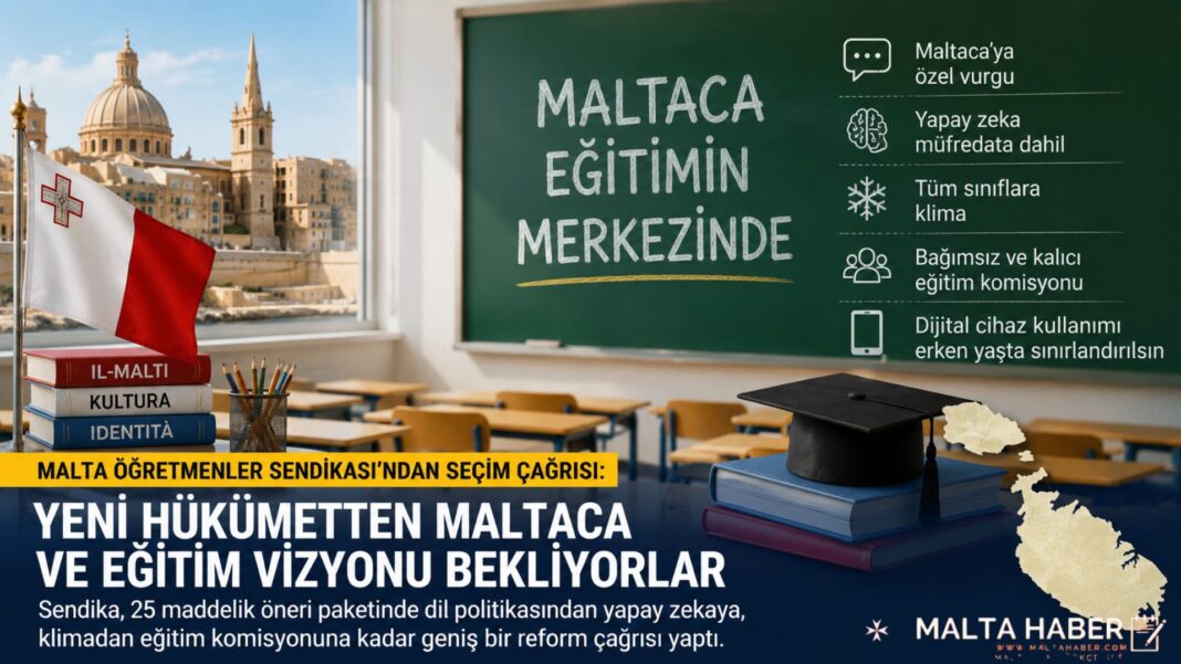 Malta Öğretmenler Sendikası’ndan seçim çağrısı: “Maltaca eğitimin merkezinde olmalı”