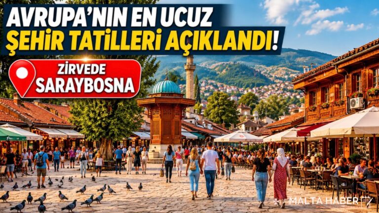 Avrupa’nın En Ucuz Şehir Tatilleri Açıklandı: Zirvede Saraybosna Var