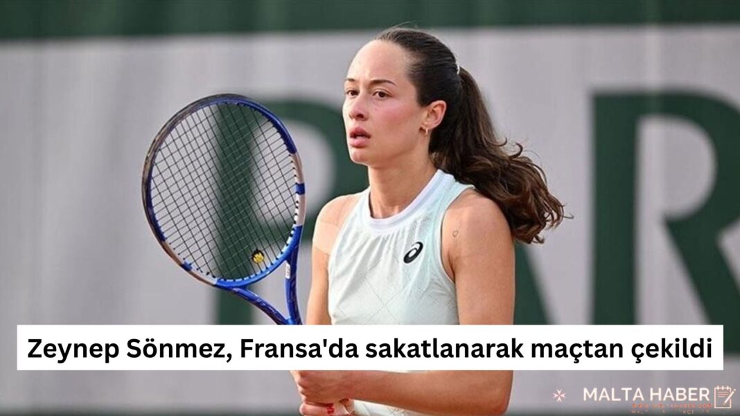 Zeynep Sönmez, Fransa'da sakatlanarak maçtan çekildi