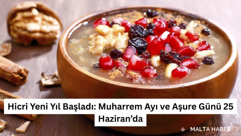 Hicri Yeni Yıl Başladı: Muharrem Ayı ve Aşure Günü 25 Haziran’da