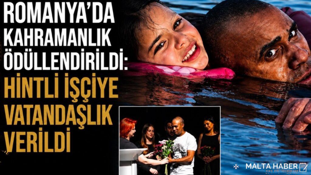 Romanya’da kahramanlık ödüllendirildi: Hintli işçiye vatandaşlık verildi