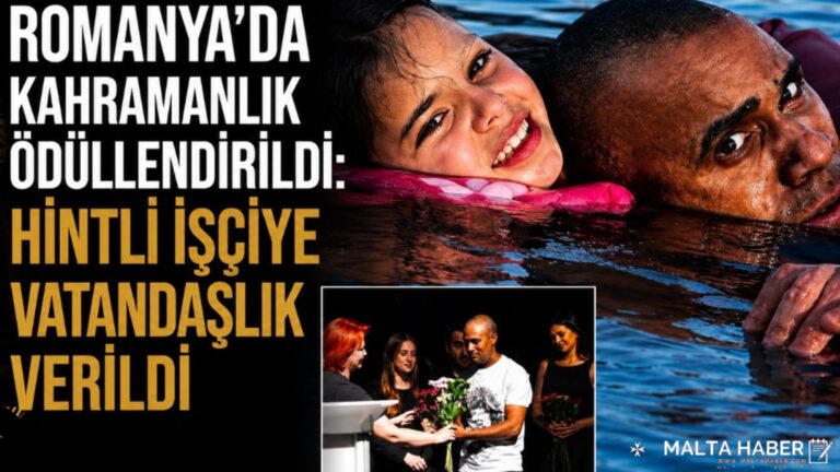 Romanya’da kahramanlık ödüllendirildi: Hintli işçiye vatandaşlık verildi
