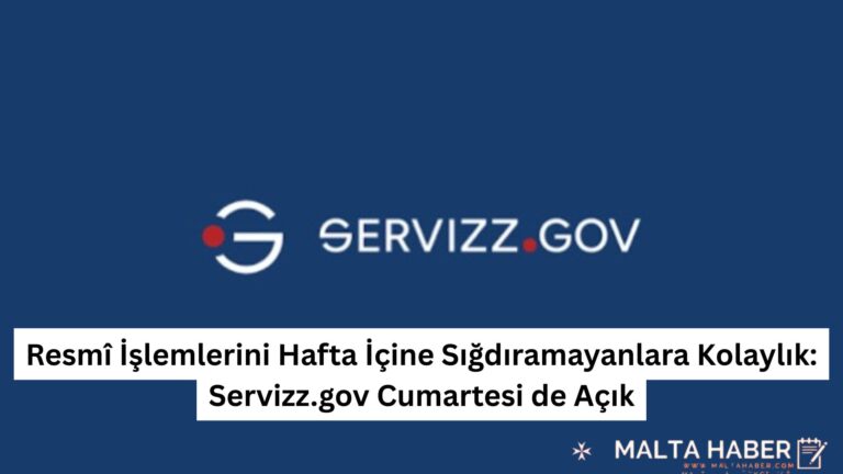 Resmî İşlemlerini Hafta İçine Sığdıramayanlara Kolaylık: Servizz.gov Cumartesi de Açık