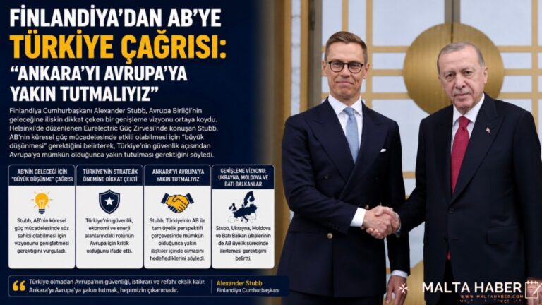 Finlandiya’dan AB’ye Türkiye çağrısı: “Ankara’yı Avrupa’ya yakın tutmalıyız”