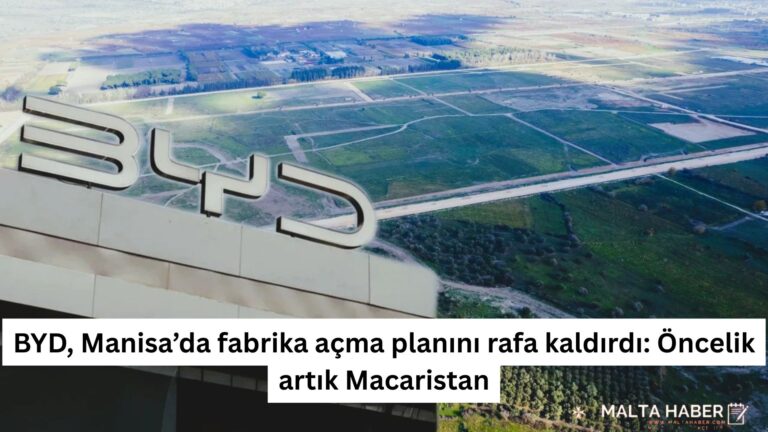 BYD, Manisa’da fabrika açma planını rafa kaldırdı: Öncelik artık Macaristan