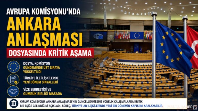Avrupa Komisyonu’nda Ankara Anlaşması dosyasında kritik aşama