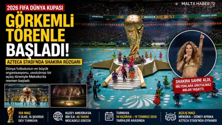 2026 FIFA Dünya Kupası Görkemli Törenle Başladı: Azteca Stadı’nda Shakira Rüzgarı