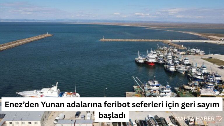 Enez’den Yunan adalarına feribot seferleri için geri sayım başladı
