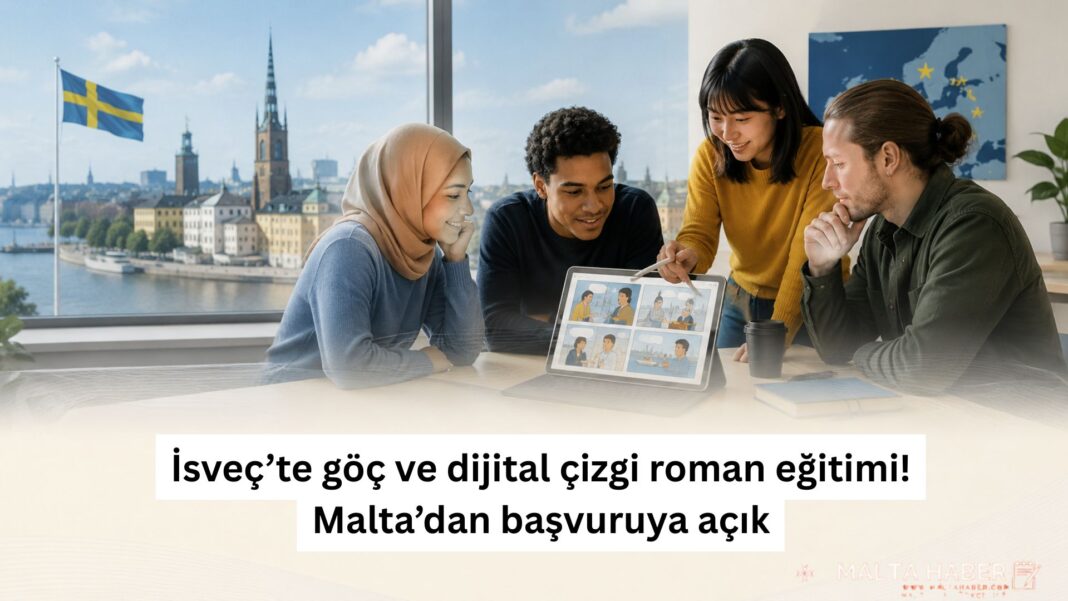 İsveç’te göç ve dijital çizgi roman eğitimi: Malta’dan başvuruya açık