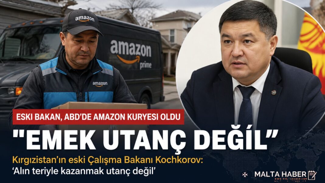 Eski Kırgız Bakan Şimdi Amazon Kuryesi: “Alın Teriyle Kazanmak Utanç Değil”