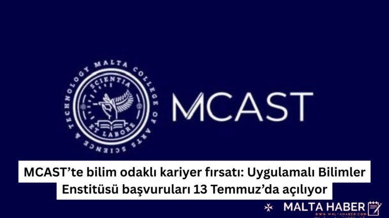 MCAST’te bilim odaklı kariyer fırsatı: Uygulamalı Bilimler Enstitüsü başvuruları 13 Temmuz’da açılıyor