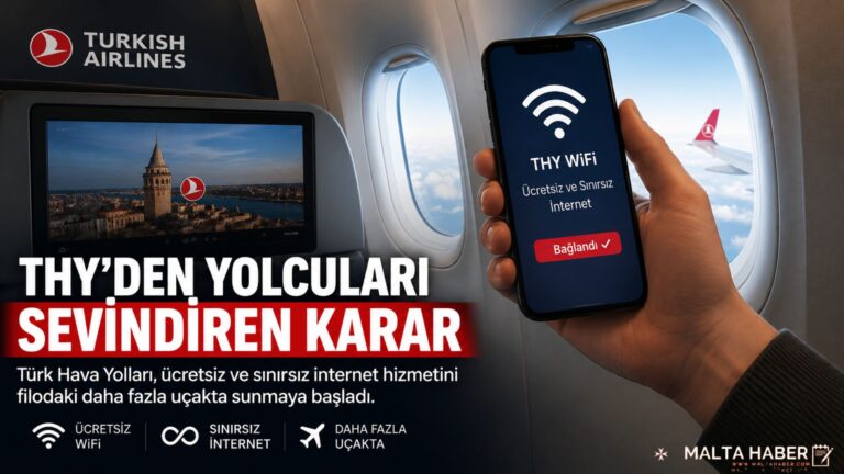THY’den yolcuları sevindiren karar: Ücretsiz internet yayılıyor