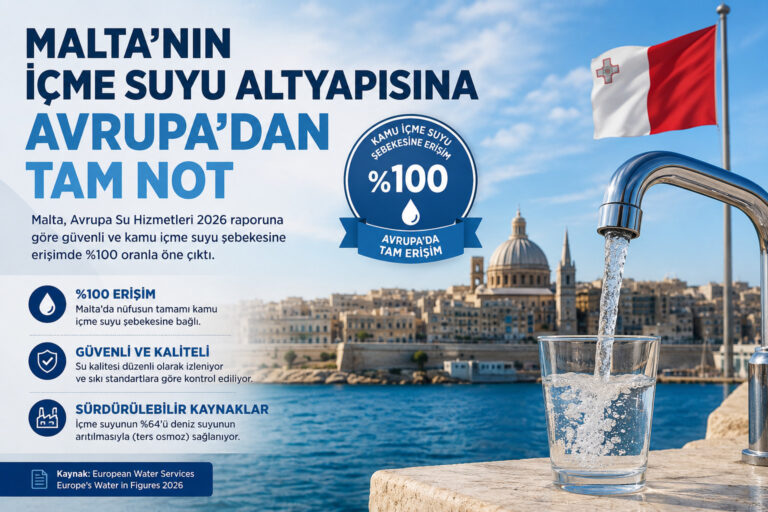 Malta’nın içme suyu altyapısına Avrupa’dan tam not