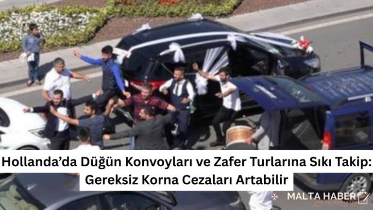 Hollanda’da Düğün Konvoyları ve Zafer Turlarına Sıkı Takip: Gereksiz Korna Cezaları Artabilir
