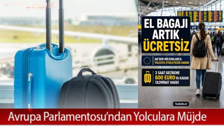AB Parlamentosu Onayladi: Uçak yolcularına yeni haklar: Küçük çanta ücretsiz, tazminat korunuyor