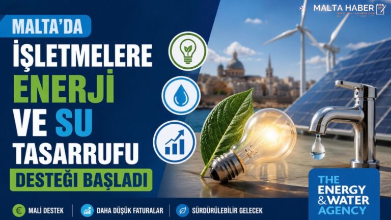 Malta’da İşletmelere Enerji ve Su Tasarrufu Desteği Başladı