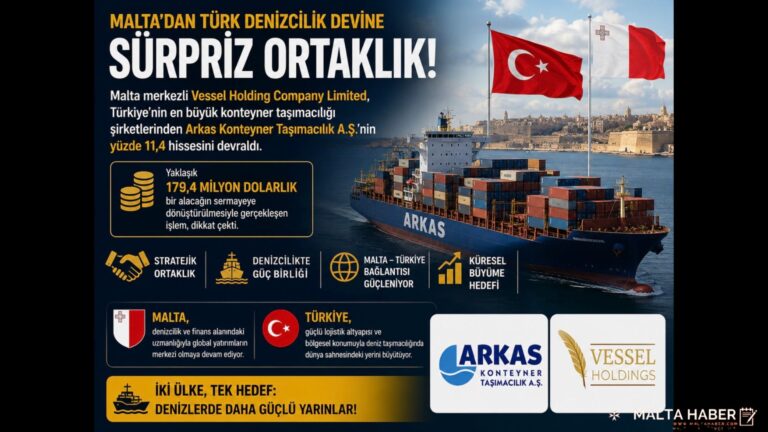 Malta’dan Türk Denizcilik Devine Sürpriz Ortaklık