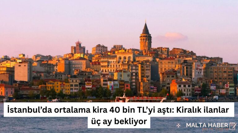 İstanbul’da ortalama kira 40 bin TL’yi aştı: Kiralık ilanlar üç ay bekliyor