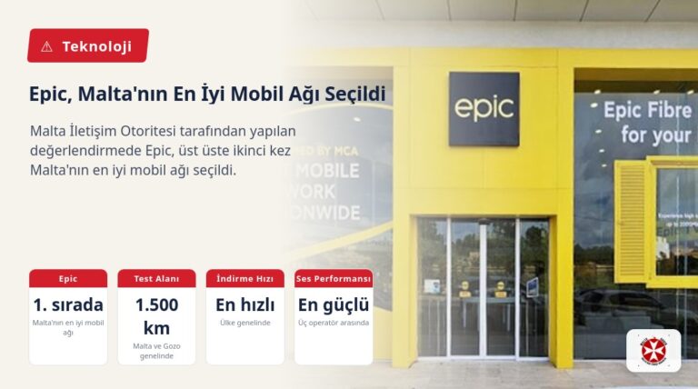 Epic, Malta’da İki Yıldır Üst Üste Zirvede