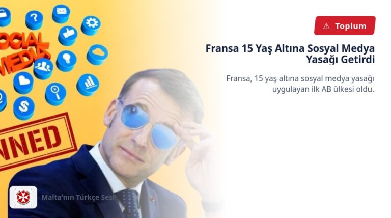 Fransa 15 Yaş Altına Sosyal Medya Yasağı Getirdi