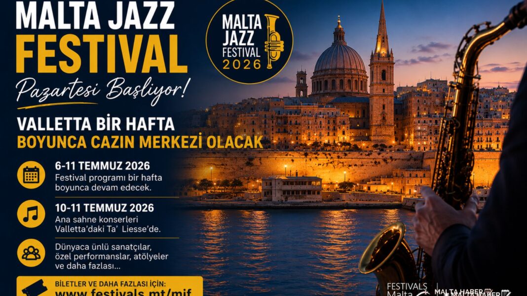 Malta Jazz Festival Pazartesi Başlıyor: Valletta Bir Hafta Boyunca Cazın Merkezi Olacak