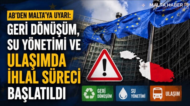 AB’den Malta’ya Uyarı: Geri Dönüşüm, Su Yönetimi ve Ulaşımda İhlal Süreci Başlatıldı