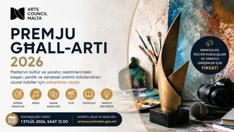 Malta Sanat Ödülleri için adaylık süreci başladı