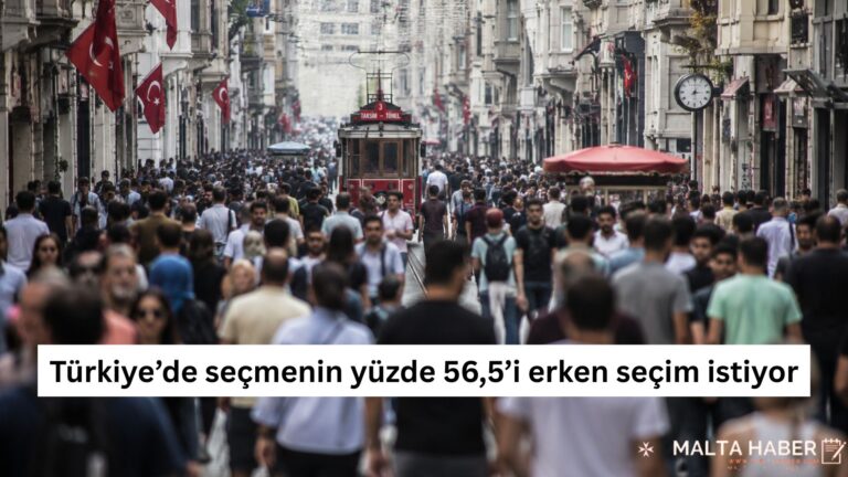 Türkiye’de seçmenin yüzde 56,5’i erken seçim istiyor