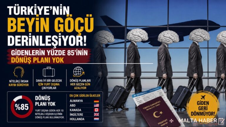 Türkiye’nin Beyin Göçü Derinleşiyor: Gidenlerin Yüzde 85’inin Dönüş Planı Yok