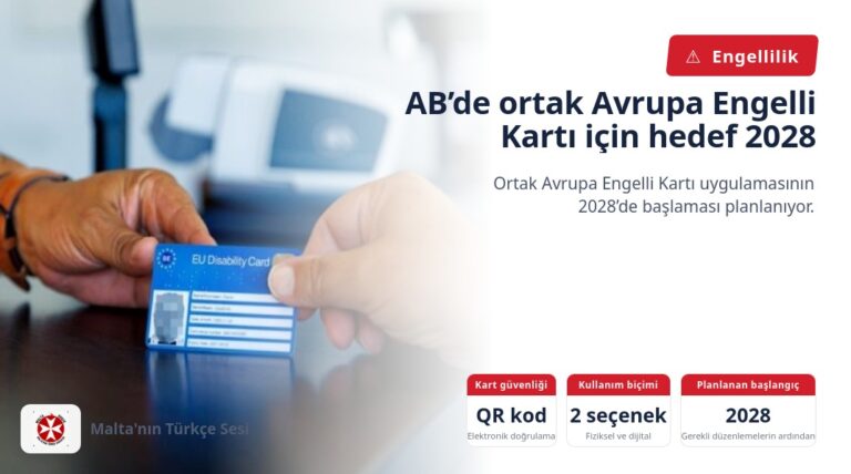 AB’de ortak Avrupa Engelli Kartı için hedef 2028