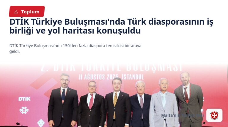 DTİK Türkiye Buluşması’nda Türk diasporasının iş birliği ve yol haritası konuşuldu