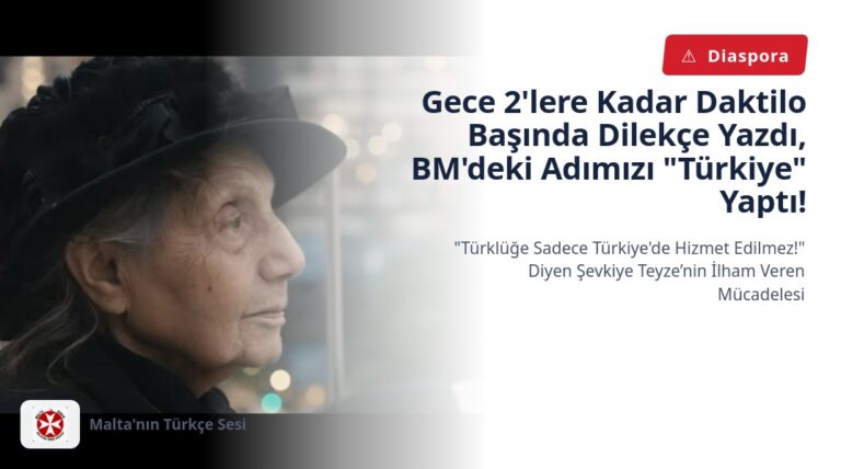 Gece 2’lere Kadar Daktilo Başında Dilekçe Yazdı, BM’deki Adımızı “Türkiye” Yaptı!