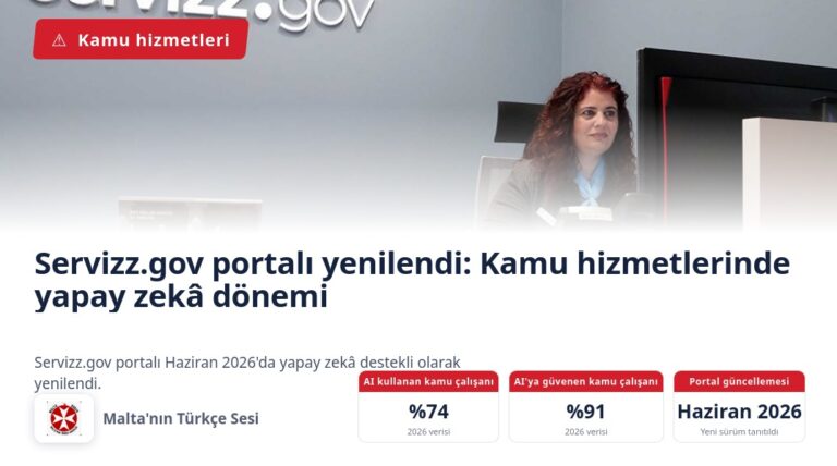 Servizz.gov portalı yenilendi: Kamu hizmetlerinde yapay zekâ dönemi