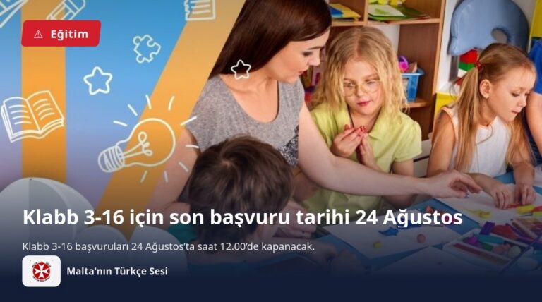 Klabb 3-16 için son başvuru tarihi 24 Ağustos