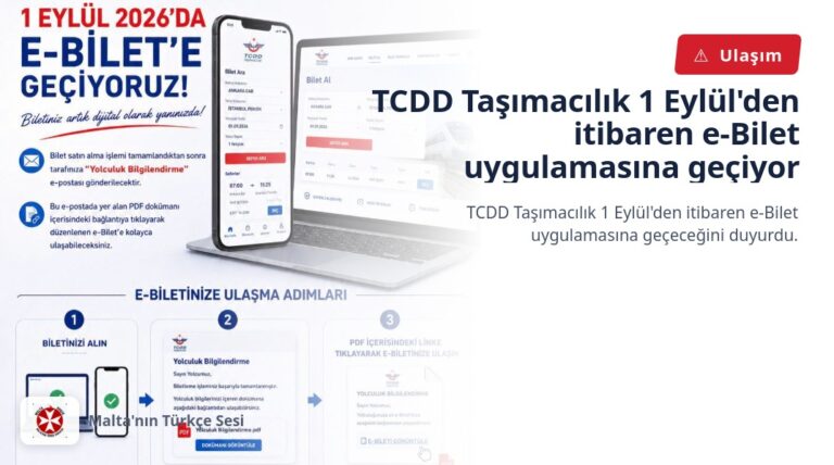TCDD Taşımacılık 1 Eylül’den itibaren e-Bilet uygulamasına geçiyor
