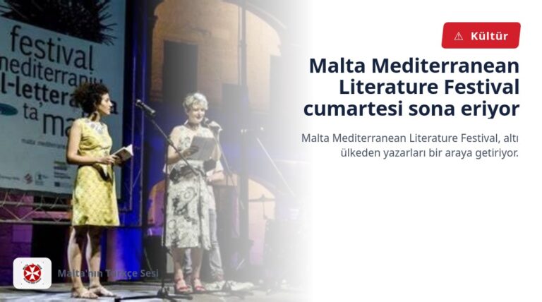 Malta Mediterranean Literature Festival cumartesi sona eriyor
