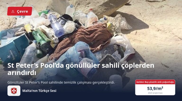 St Peter’s Pool’da gönüllüler sahili çöplerden arındırdı