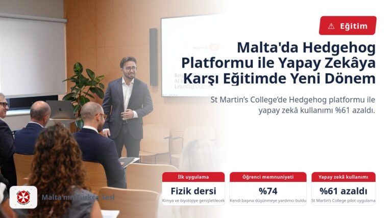 Malta’da Hedgehog Platformu ile Yapay Zekâya Karşı Eğitimde Yeni Dönem
