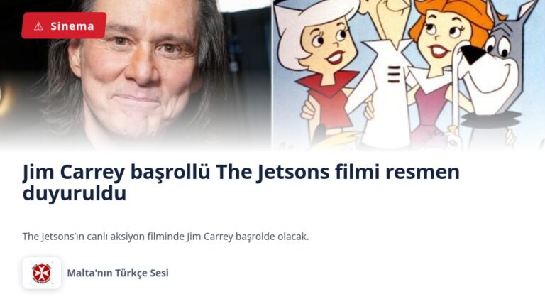 Jim Carrey başrollü The Jetsons filmi resmen duyuruldu