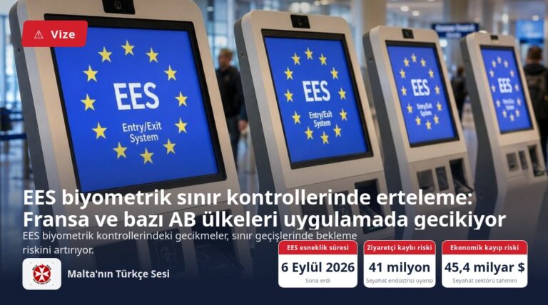 EES biyometrik sınır kontrollerinde erteleme: Fransa ve bazı AB ülkeleri uygulamada gecikiyor