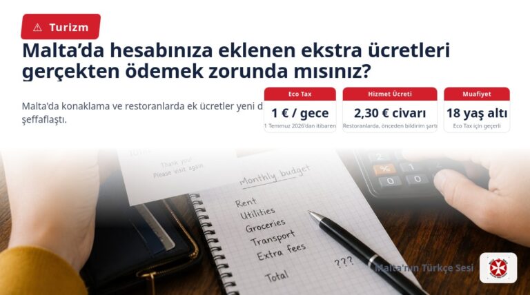 Malta’da hesabınıza eklenen ekstra ücretleri gerçekten ödemek zorunda mısınız?