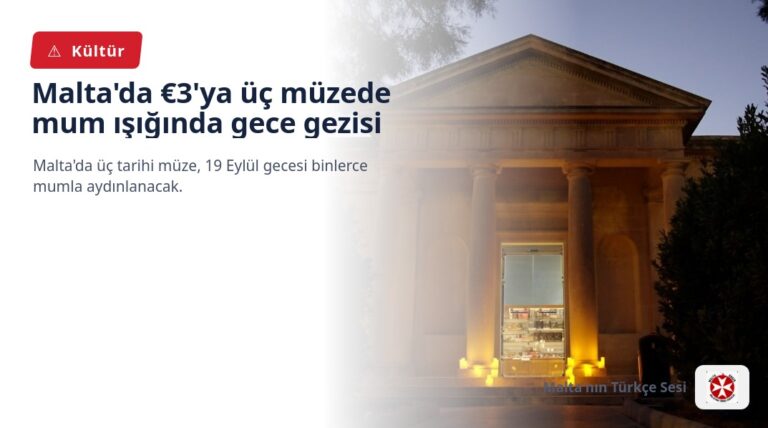 Malta’da €3’ya üç müzede mum ışığında gece gezisi