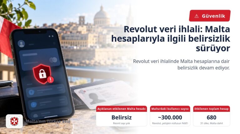 Revolut veri ihlali: Malta hesaplarıyla ilgili belirsizlik sürüyor
