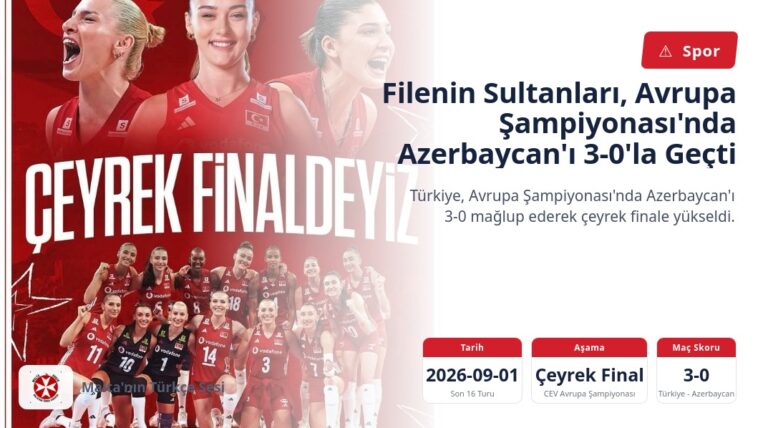 Filenin Sultanları, Avrupa Şampiyonası’nda Azerbaycan’ı 3-0’la Geçti
