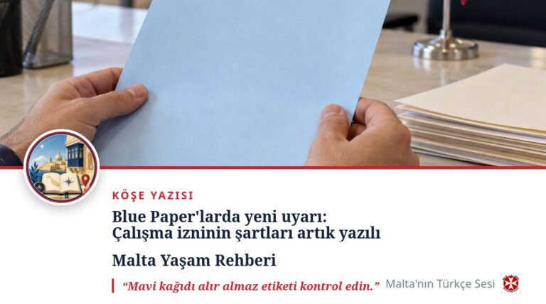Blue Paper’larda yeni uyarı: Çalışma izninin şartları artık yazılı
